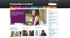 Desktop Screenshot of employabilityinscotland.com